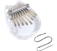 Symtmetry Symmetry Finger Thumb Piano,8 Key Exquisite Finger Thumb Piano,Portable thumb piano,Marimba Musical Good Accessory Pendant Gift,Piano Gift for Kids Adult (Crystal Monster)