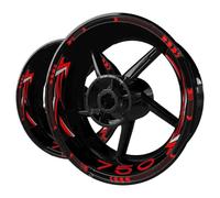 SYMWBD Calcomanías Decorativas para Llantas Adhesivo Reflectante para Llantas De Motocicleta para para Z750 para Z 750 Pegatinas Reflectantes llanta de Pegatina