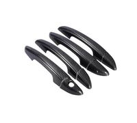 SYMWBD Cubierta Para Manija Puerta Coche Cubiertas Para Manijas De Puerta Exteriores Para Hyundai Para Sonata 2015-2018 Y 2019 Embellecedores Volante A La Izquierda Exterior(negro 1)