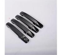 SYMWBD Cubierta Para Manija Puerta Coche Cubiertas Para Manijas De Puerta Exteriores Para Nissan Para Dualis + 2 (2007-2013) Embellecedores Negro Brillante Exterior(negro 1)