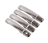 SYMWBD Cubierta Para Manija Puerta Coche Cubiertas Para Manijas De Puerta Exteriores Para Nissan Para Dualis + 2 (2007-2013) Embellecedores Negro Brillante Exterior(Plata 1)