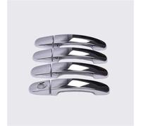 SYMWBD Cubierta Para Manija Puerta Coche Cubiertas Para Manijas Puerta Exteriores Para Ford Para Falcon FG FGX G6E XR6 XR8 XT 6 8 2009-2016 Acabado Plateado Embellecedores Exterior