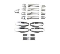 SYMWBD Cubierta Para Manija Puerta Coche Embellecedor De Manija Puerta Coche Para Toyota Para Estima AHR10 XR30 XR40 2000-2005 Cubiertas Exteriores Cromado Plateado Exterior(Color 3)