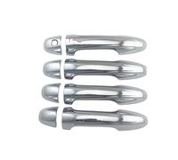 SYMWBD Cubierta Para Manija Puerta Coche Embellecedor De Manija Puerta Exterior Para Toyota Para RAV4 Para RAV-4 2014 2015 2016 2018 2019 Cubiertas Cromado Plateado Exterior(Color 1)