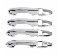 SYMWBD Cubierta Para Manija Puerta Coche Embellecedor Para Manija De Puerta Auto Para Civic 2006, 2007, 2008, 2009, 2010 Y 2011 Cubiertas Para Decoración Protección Exterior(Plata 1)