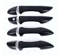 SYMWBD Cubierta Para Manija Puerta Coche Embellecedor Para Manija De Puerta Auto Para Toyota Para Corolla 2014-2018 Protectores Volante A La Derecha Adhesivo Decorativo Exterior(negro 2)