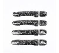 SYMWBD Cubierta Para Manija Puerta Coche Embellecedor Para Manija De Puerta Auto Para Toyota Para Yaris Para Vitz XP90 2006-2011 Funda Protectora Con 2 Orificios Para Llave Exterior(negro 2)