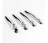 SYMWBD Cubierta Para Manija Puerta Coche Embellecedor Para Manija De Puerta Coche Para Megane 3 MK3 III 2008-2015 Cubiertas Decorativas Carcasa Protectora Plata Exterior(Color 10)