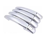 SYMWBD Cubierta Para Manija Puerta Coche Embellecedor Para Manija De Puerta Exterior Para Peugeot 208 A9 2012-2020 Cubiertas Decorativas Con 1 Orificio Para Llave Exterior(Plata 1)