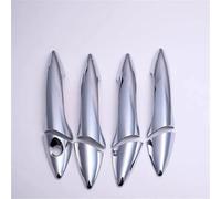 SYMWBD Cubierta Para Manija Puerta Coche Embellecedor Para Manija De Puerta Para Hyundai Para Elantra 2012-2016 Volante A La Izquierda Carcasa Protectora Plata Cromada Exterior