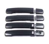 SYMWBD Cubierta Para Manija Puerta Coche Embellecedor Para Manijas De Puerta Exteriores Para Nissan Para Qashqai J10 (2007, 2008 2009-2015) Cubiertas Decorativas Protector Exterior(negro 2)