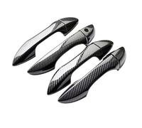 SYMWBD Cubierta Para Manija Puerta Coche Embellecedor Para Manijas De Puerta Exteriores Para Toyota Para Corolla 2013-2017 E160 E170 Protección Volante A La Izquierda Exterior(negro 1)