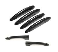 SYMWBD Cubierta Para Manija Puerta Coche Embellecedores Para Manijas De Puerta (6 Piezas) Para MINI Para Cooper S D JCW F54 Para Clubman 2015-2023 Fundas Decorativas Exterior(negro 2,Sólo luz)