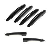 SYMWBD Cubierta Para Manija Puerta Coche Embellecedores Para Manijas De Puerta (6 Piezas) Para MINI Para Cooper S D JCW F54 Para Clubman 2015-2023 Fundas Decorativas Exterior(negro 1,Sólo luz)