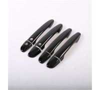SYMWBD Cubierta Para Manija Puerta Coche Embellecedores Para Manijas De Puerta Para Mazda 2 2008-2019 3 2010-2019 6 2007-2019 Cubiertas Decorativas Negro Brillante Cromado Exterior(negro 1)
