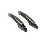 SYMWBD Cubierta Para Manija Puerta Coche Embellecedores Para Manijas De Puerta Para MINI Para Cooper S JCW R53 Cubiertas Decorativas Exterior Delantero O Trasero 2 Piezas Exterior(Color 3,Frente)