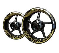 SYMWBD Reflectivas Pegatinas para Llantas De Motocicleta para Aprilia Shiver 750 900, Pegatinas Reflectantes para Llantas, Bujes De Rueda Pegatinas para Llantas(Color 15)