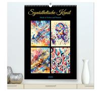 Synästhetische Kunst - Musik in Farben und Formen (hochwertiger Premium Wandkalender 2026 DIN A2 hoch), Kunstdruck in Hochglanz: Klang und Komposition ... visuell erlebbar - eine poetische Verbindung.