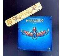 Synapses Games SG026 - Alfombra de juego Pyramido: Escarabajo alado de Chepre (color azul claro)