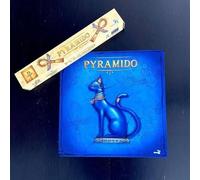 Synapses Games SG027 - Alfombrilla de juego Pyramido: Diosa gato Bastet (color azul oscuro)