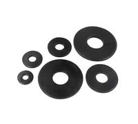 SynapSYA Arandelas Planas 1/50 Piezas M3 M4 M5 M6 M8 M10 M12 M14 M16 Negro tamaño Grande Sobredimensionado Grande más Ancho arandela Plana Junta Lisa(10pcs M6x22x2)