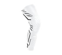 SynapSYA Mangas de Pierna de Compresión Rodillera acolchada anticolisión, rodillera de compresión, mangas largas for deportes, baloncesto, fútbol, voleibol, rodilleras, espinillera(White-1Pcs,L)