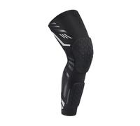 SynapSYA Mangas de Pierna de Compresión Rodillera acolchada anticolisión, rodillera de compresión, mangas largas for deportes, baloncesto, fútbol, voleibol, rodilleras, espinillera(Black-1Pcs,M)
