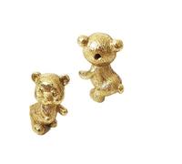 SynapSYA Pomos Armario de Un Solo Agujero Tiradores de latón macizo for muebles, pomos puerta con forma mono y pez, un solo orificio, for armarios, cocinas, cajones(Color 8)