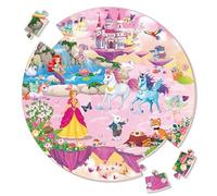 SYNARRY Puzzle Unicornio Princesas Niños 3 4 5 6 7 8 Años, Puzzle Infantil 70 Piezas Grandes, Juguete Juego Educativo 3~8 Años Niña Niño