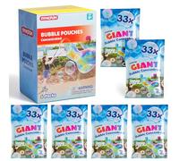 SYNCFUN 6 Paquetes de Solución Concentrada de Burbujas Gigantes (hasta 4,5 Galones), 6 Bolsas de Recambio de Solución para Máquina de Burbujas, Varitas, Soplador, Pascua, Actividad al Aire Libre