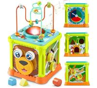 SYNCFUN Cubo de motricidad Cubo de Actividades 8 en 1 Juguete de motricidad para bebés a Partir de 1 año Juguetes Montessori para niños de 1 2 3 4 5 6+ años