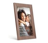 SyncGo Calendario digital inteligente Wi-Fi de 10.1 pulgadas (grano de madera) - Muestra tus fotos, sincronización Wi-Fi con Google Calendar, gran angular HD View