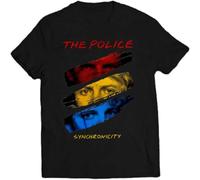 Synchronicity T Shirt The Police Rock Band Every Breath You Take King of Pain Black M