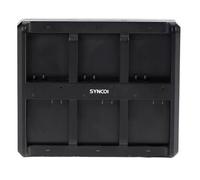 SYNCO Cargador de batería de seis ranuras para intercomunicador Xtalk