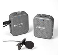 SYNCO Lavalier - Micrófono inalámbrico G1(A1), 2,4 GHz, Sistema de micrófono inalámbrico, hasta 70 m, Control de Audio, 1 transmisor, 1 Receptor para cámara, Smartphone, portátil, videocámara DSLR