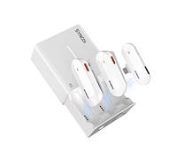 SYNCO Micrófono Inalámbrico Móvil, P2T【Type-C】 Wireless Micro de Solapa de 2,4 GHz con Funda de Carga Plug & Play Compatible con Smartphone Tablet, Micrófono-Solapa-Inalámbrico-Wireless-Smartphone