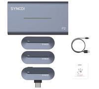 SYNCO Micrófono P2T, micrófono Lavalier, transmisión estable de línea de visión de 150 m para vlogging YouTube Go de forma inalámbrica en cámara, teléfono, tableta, smartphone (P2T: para dispositivos