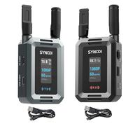 Synco Xvision - Sistema de transmisión de video inalámbrico - Transmisor y receptor HDMI de 300 m HD 1080P 60 fps | Latencia de 40 ms para monitoreo en tiempo real | Ideal para transmisión en vivo