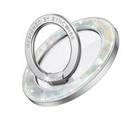 Syncwire Agarre magnético para teléfono MagSafe, soporte magnético para anillo de teléfono con carcasa colorida, rotación de 360°, efecto flotante, anillo MagSafe para iPhone 16y todo, brillo nacarado