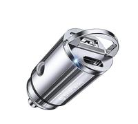 Syncwire Cargador de Coche USB C 90W [PD 45W + QC 45W], Mini Adaptador de Coche de Metal de Carga Rápida, Compatible con iPhone 17/16/15/1413/12/11 Pro MAX, Samsung S25/S24/S23, Pixel, iPad