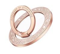 Syncwire Magnetic Phone Grip para MagSafe, Soporte Magnético para Anillo de Teléfono con Brillo, Accesorios MagSafe Extraíbles para iPhone 16 Pro MAX 15 14 13, Android - Diamante Rosa