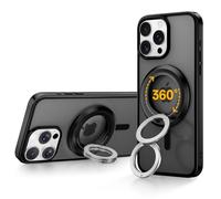 SYNCWIRE Soporte de Anillo Magnético para MagSafe - Rotación de 360°, Agarre de Teléfono Móvil de Doble Cara Compatible con iPhone 17 16 15 14 13 12 Pro MAX Android Accesorios MagSafe