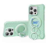 SYNCWIRE Soporte de Anillo Magnético para MagSafe - Rotación de 360°, Agarre de Teléfono Móvil de Doble Cara Compatible con iPhone 17 16 15 14 13 12 Pro MAX Android Accesorios MagSafe