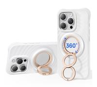 SYNCWIRE Soporte de Anillo Magnético para MagSafe - Rotación de 360°, Agarre de Teléfono Móvil de Doble Cara Compatible con iPhone 17 16 15 14 13 12 Pro MAX Android Accesorios MagSafe