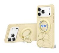 SYNCWIRE Soporte de Anillo Magnético para MagSafe - Rotación de 360°, Agarre de Teléfono Móvil de Doble Cara Compatible con iPhone 17 16 15 14 13 12 Pro MAX Android Accesorios MagSafe