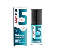 syNeo 5 MAN Spray antitranspirante - Efecto de 5 días - Contra el sudor y el olor - Para el cuerpo, las manos y la cara - Testado dermatológicamente - Para hombres - Fabricado en Alemania - 30 ml