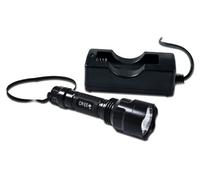 Synergy 21 S21-LED-000266 Linterna de mano LED Negro Linterna (Luz de Mano Intermitente Negro, Metal, 1 Lámpara, LED, 350 lm)