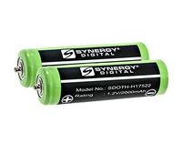 Synergy Digital Baterías de afeitadora, compatibles con Braun 7030923, 67030165, 67030834, 67030923, HR-AAUV, HR-AAUV (Ni-MH, 1,2 V, 2000 mAh), Juego de 2