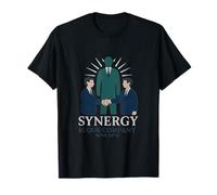 Synergy es Nuestra política de Empresa Handshake Success Design Camiseta