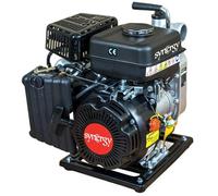 Synergy Motobomba de Gasolina Profesional FP15A, Motor 79cc 1,9CV, Caudal 12.000L/h, Succión 6m, Impulsión 17m, Diámetro 38mm